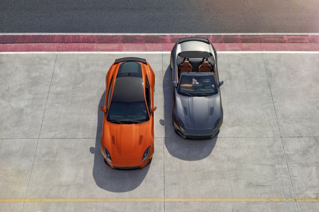2017 Jaguar F Type Svr Coupe And Convertible Overhead