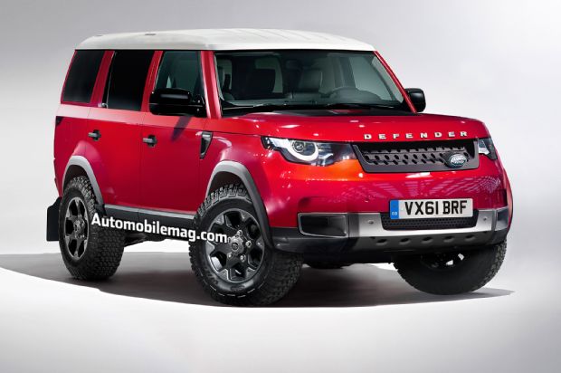 2019 Land Rover Defender Illustration Front Three Quarter