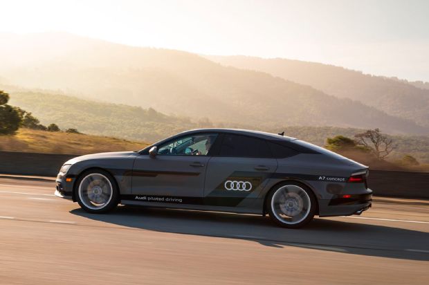 Audi A7 Sportback Piloted Driving Concept Side Profile