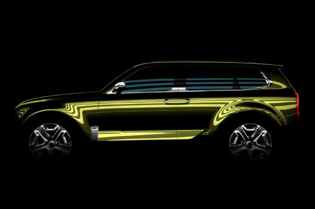 Kia SUV Concept Detroit Teaser