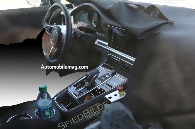 Porsche Panamera Spied Interior 1