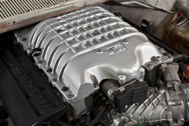 006 1967 Dodge Dart Hellcat Supercharger Closeup Gas Monkey