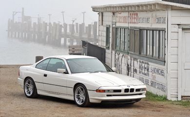 0905 01 Hp+1991 1997 BMW 850i+front Three Quarter View