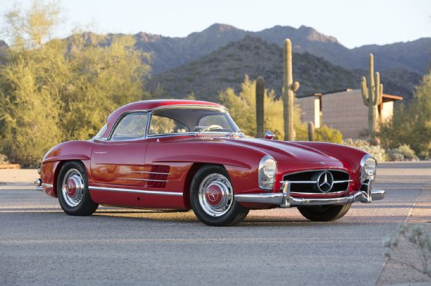 1962 Mercedes 300SL Roadster Bonhams Front Three Quarters