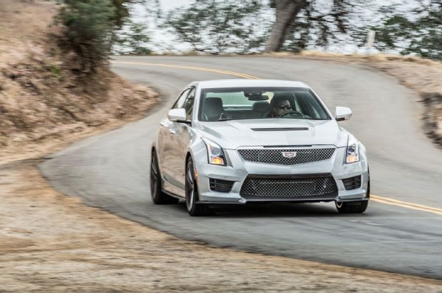 2016 Cadillac ATS V Front View In Motion 02