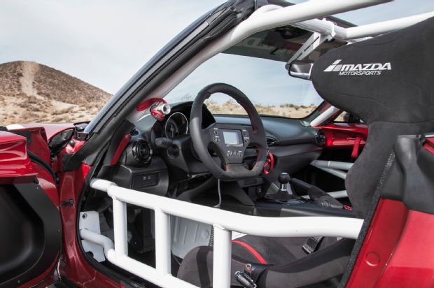 2016 Mazda Global MX 5 Cup Racing Car Interior View