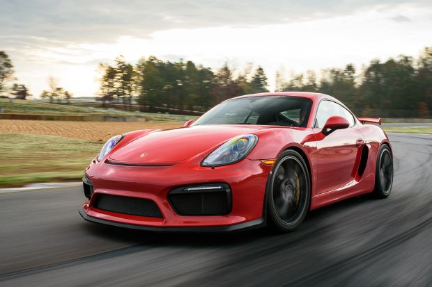 2016 Porsche Cayman GT4 Road Atlanta Front Three Quarter In Motion 10