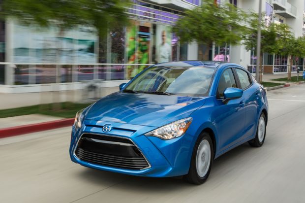 2016 Scion IA Front Three Quarter In Motion 12
