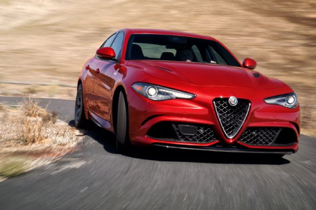 2017 Alfa Romeo Giulia Quadrifoglio Front End In Motion