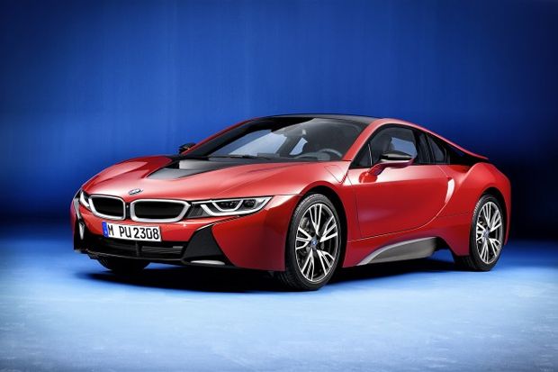 2017 BMW I8 Protonic Red Edition Front Three Quarters 660x438