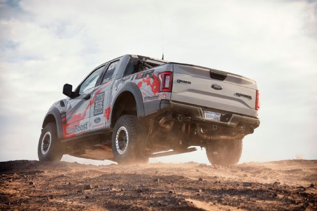 2017 Ford F 150 Raptor Baja Race Truck Rear Three Quarter