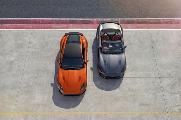 2017 Jaguar F Type Svr Coupe And Convertible Overhead 660x438