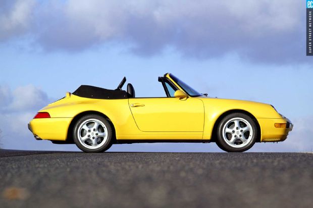 95 98 Porsche 993 Cabriolet Passenger Side Profile