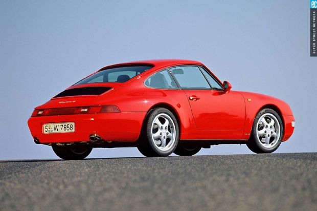 95 98 Porsche 993 Passenger Side View