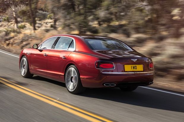 Bentley Flying Spur V8 S Rear Side View 660x438