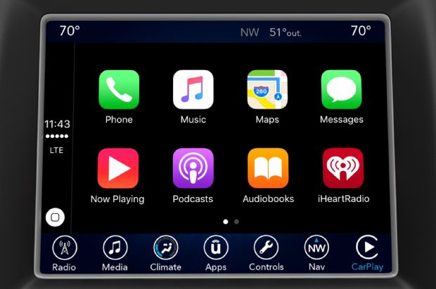 Fiat Chrysler Uconnect Apple Carplay