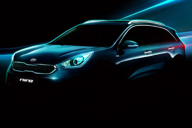 Kia Niro HUV Hybrid Teaser Front