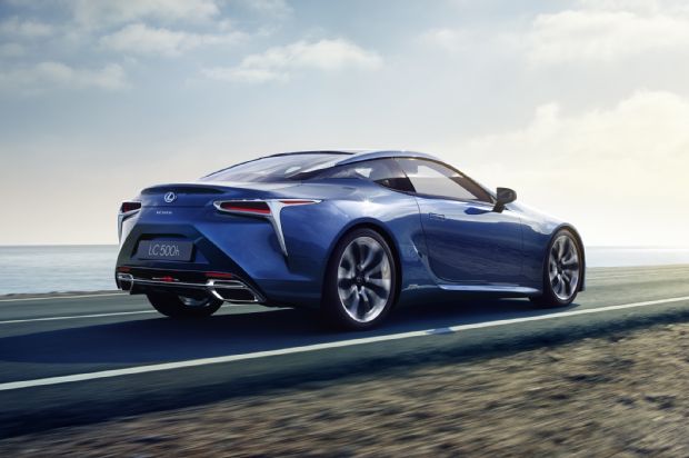 Lexus LC 500h Rear Three Quarter