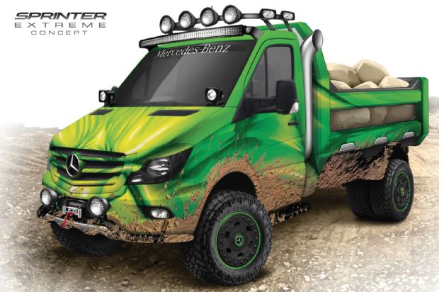Mercedes Benz Sprinter Extreme Concept Sketch