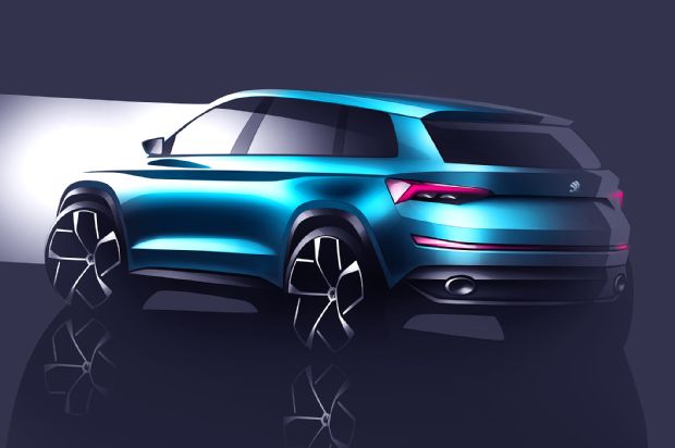 Skoda VisionS Concept Rear Three Quarter