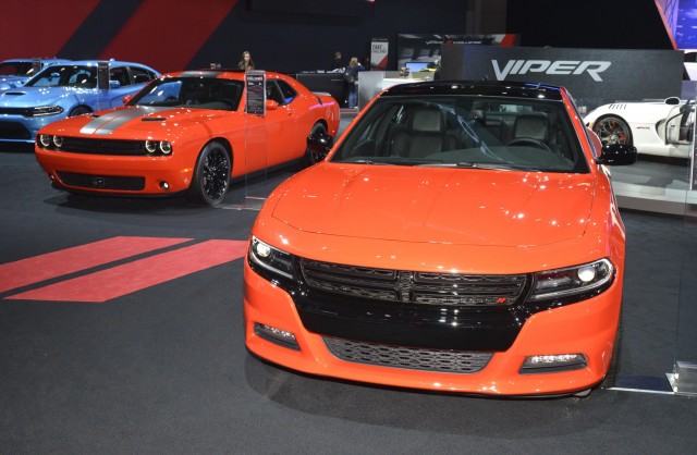 2016 Dodge Challenger and Charger in Go Mango, 2016 New York Auto Show 2016 Dodge Challenger and Charger in Go Mango, 2016 New York Auto Show