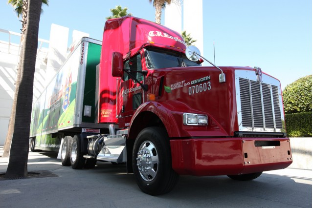 Natural Gas-powered Kenworth truck (Image: Flickr user TruckPR) Natural Gas-powered Kenworth truck (Image: Flickr user TruckPR)