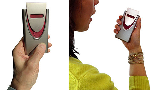 Portable alcohol detector developed by Honda and Hitachi