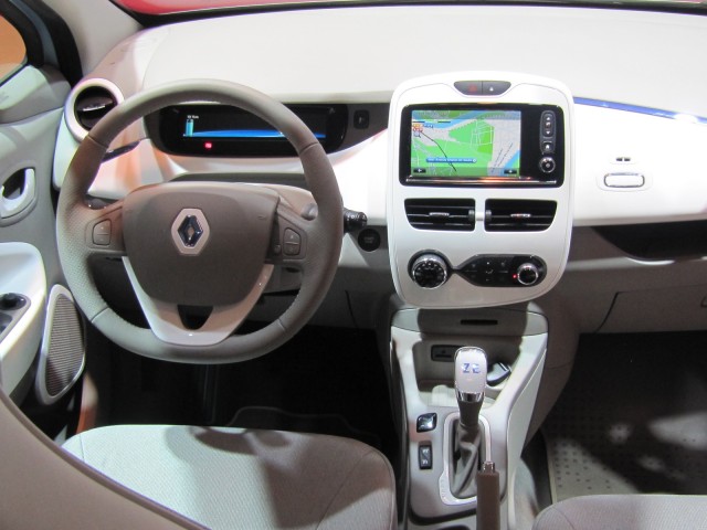 2013 Renault Zoe electric car (European model) at 2012 Paris Auto Show 2013 Renault Zoe electric car (European model) at 2012 Paris Auto Show