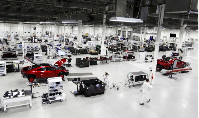 2017 Acura NSX production at the Performance Manufacturing Center in Marysville, Ohio