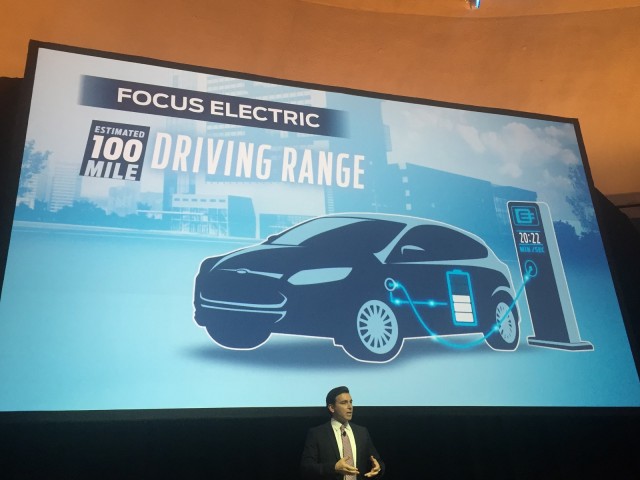 2017 Ford Focus Electric, from presentation on Ford electrification plans, Dec 2015 2017 Ford Focus Electric, from presentation on Ford electrification plans, Dec 2015