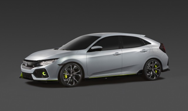 2017 Honda Civic Hatchback prototype, 2016 Geneva Motor Show