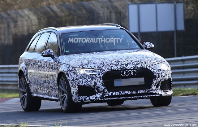 2018 Audi RS 4 Avant spy shots - Image via S. Baldauf/SB-Medien