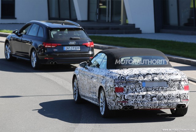 2018 Audi S5 Cabriolet spy shots - Image via S. Baldauf/SB-Medien 2018 Audi S5 Cabriolet spy shots - Image via S. Baldauf/SB-Medien