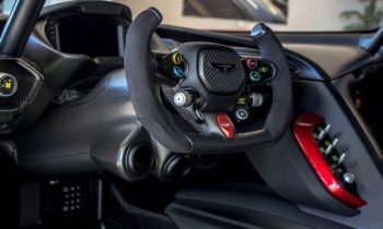 Aston Martin Vulcan visits New Zealand racetrack