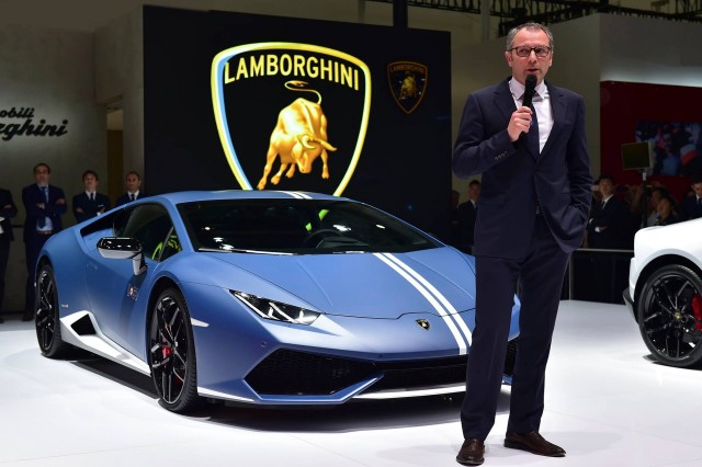 Lamborghini CEO Stefano Domenicali, 2016 Beijing Auto Show