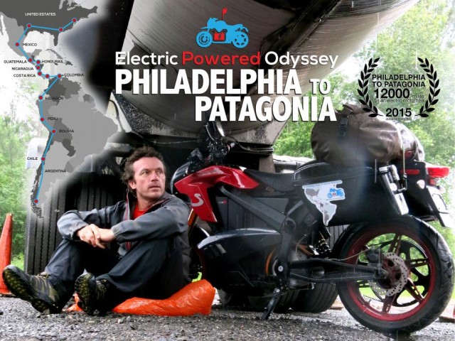 Long-distance electric motorcycle rider Thomas Tomczyk Long-distance electric motorcycle rider Thomas Tomczyk
