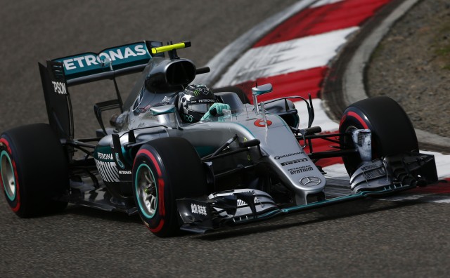 Mercedes AMG's Nico Rosberg at the 2016 Formula One Chinese Grand Prix