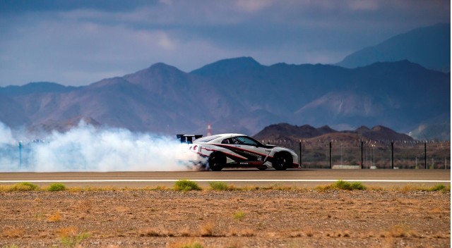 Modified Nissan GT-R Nismo breaks drifting record