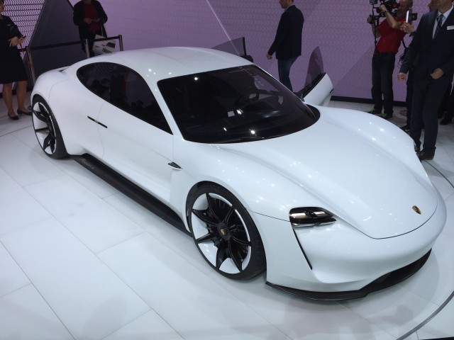 Porsche Mission E Concept - 2015 Frankfurt Auto Show live photos Porsche Mission E Concept - 2015 Frankfurt Auto Show live photos
