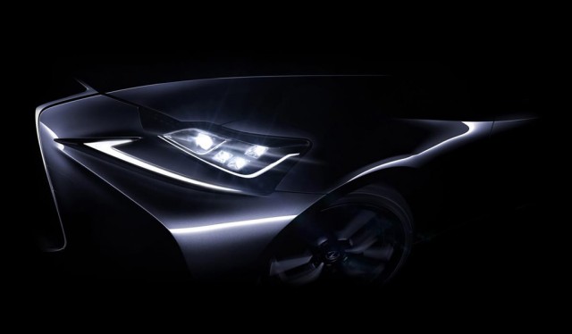 Teaser for updated Lexus IS debuting at 2016 Beijing Auto Show