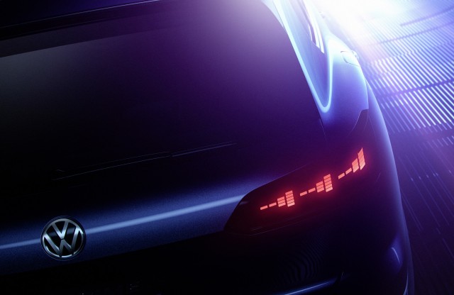 Teaser for Volkswagen SUV concept debuting at 2016 Beijing Auto Show