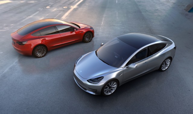 Tesla Model 3 design prototype - March 2016