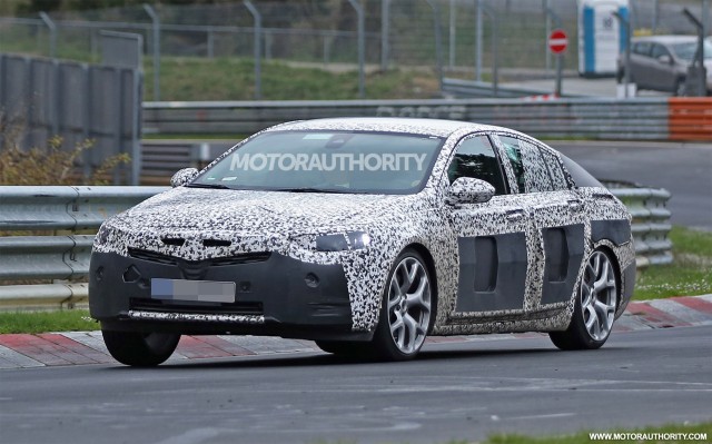 2017 Opel Insignia OPC spy shots - Image via S. Baldauf/SB-Medien
