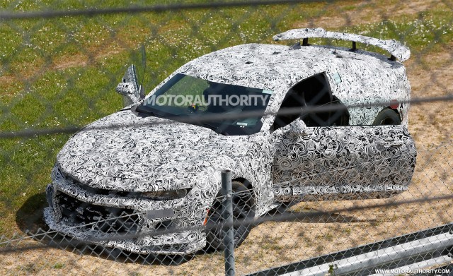 2018 Chevrolet Camaro Z/28 prototype crashes at the Nürburgring - Image via S. Baldauf/SB-Medien 2018 Chevrolet Camaro Z/28 prototype crashes at the Nürburgring - Image via S. Baldauf/SB-Medien