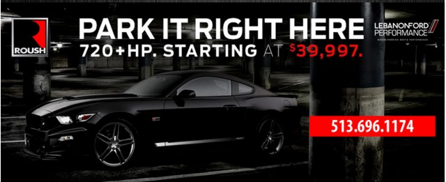 Lebanon Ford's ad for its $39,997 727-horsepower Ford Mustang GT