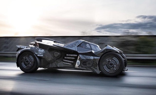 Team Galag Batmobile at 2016 Gumball 3000 rally - Image via Team Galag Facebook page