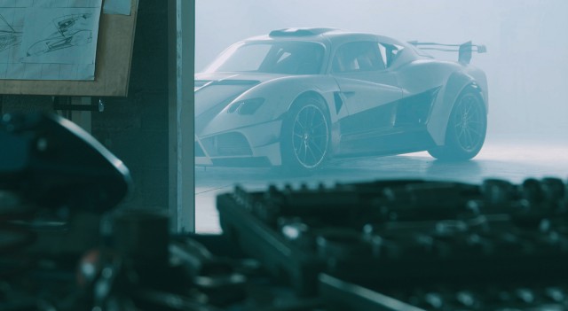 Teaser for Mazzanti EV-R debuting at 2016 Turin Auto Show
