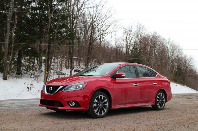 2016 Nissan Sentra 1.8 SR in upstate New York, April 2016