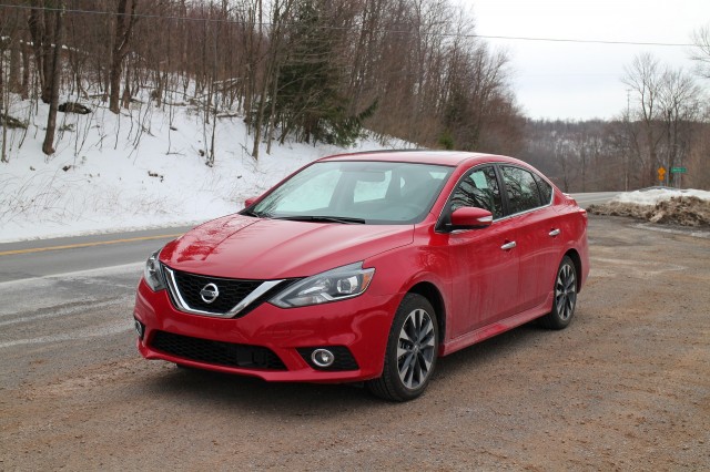 2016 Nissan Sentra 1.8 SR in upstate New York, April 2016