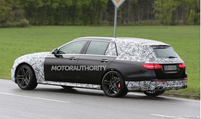 2017 Mercedes-AMG E63 Wagon (Estate) spy shots - Image via S. Baldauf/SB-Medien 2017 Mercedes-AMG E63 Wagon (Estate) spy shots - Image via S. Baldauf/SB-Medien